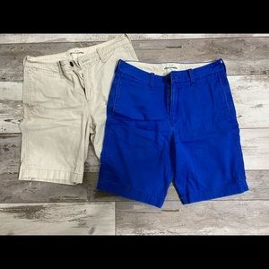 Abercrombie shorts boys 2 pair size 16
